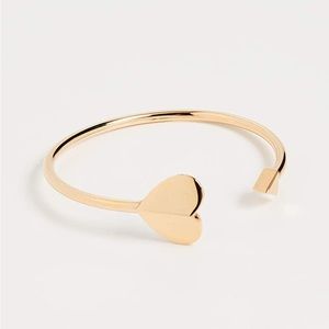 NWT Kate Spade Heritage Metal Spade Flex Cuff